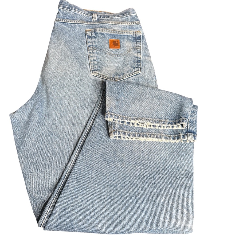 Carhartt Mens Jeans Traditional Fit Sz 42X33 RN 14806 100% Cotton Dungarees